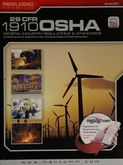 29 Cfr 1910 Osha General Industry Standards As Required By The Us Department Of Labor Occupational Safety And Health Administration North Carolina Occupational Safety And Health Division Mangan Communications United States Occupational Safety And Health Administration