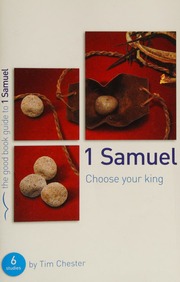 1 Samuel Choose Your King Tim Chester