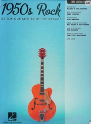 1950s Rock 52 Top Guitar Hits Of The Decade Easy Guitar Tab Hal Leonard Publishing Corporation