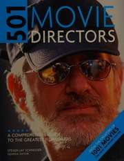 501 Movie Directors 1st Ed For The United States And Canada Schneider
