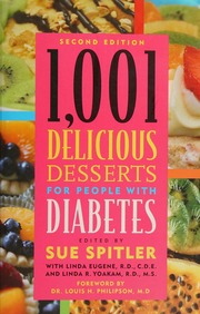 1001 Delicious Desserts For People With Diabetes Spitler Sue