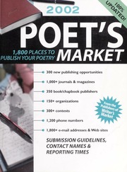 2002 Poets Market 1800 Places To Publish Your Poetry Shields