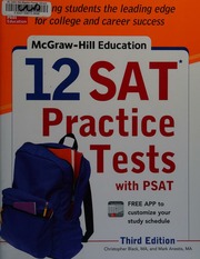 12 Sat Practice Tests With Psat Black Christopher Christopher F