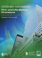 2009 Ibc Handbook Fire And Lifesafety Provisions Thornburg
