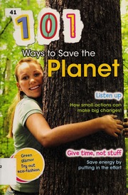 101 Ways To Save The Planet Underwood Deborah