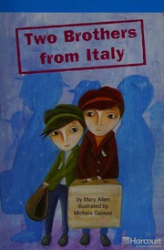 2 Brothers From Italy Onlevel Reader Grade 4 Harcourt School Publishers Storytown Hsp