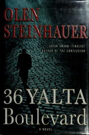 36 Yalta Boulevard 1st Ed Steinhauer Olen