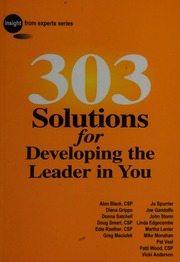 303 Solutions For Developing The Leader In You Smart Doug