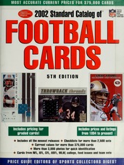 2002 Standard Catalog Of Football Cards 5th Ed Krause Publications