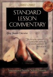 20012002 Standard Lesson Commentary King James Version International Sunday School Lessons Davis