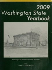 2009 Washington State Yearbook The Evergreen State Government Directory Dwyer