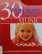 30 Fun Ways To Learn About Music Paterson Anice Wheway David Manchanda