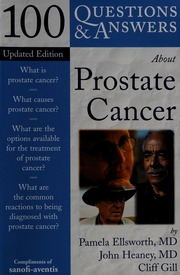 100 Questions Answers About Prostate Cancer Updated Edition Ellsworth