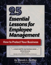 25 Essential Lessons For Employee Management How To Protect Your Business Demey