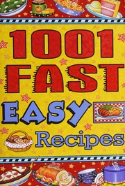1001 Fast Easy Recipes Cookbook Resources Llc