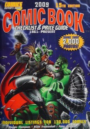2009 Comic Book Checklist Price Guide 1961present Thompson