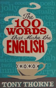 The 100 Words That Make The English Thorne Tony
