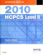 2010 Hcpcs Level Ii Standard Ed Carol J Buck