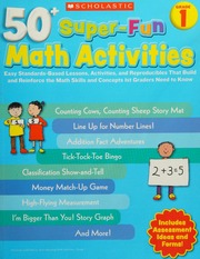 50 Superfun Math Activities Grade 1 Diniodurkin Cecilia Scholastic Teaching Resources