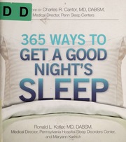 365 Ways To Get A Good Nights Sleep Kotler Ronald L Karinch