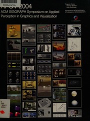 Apgv 2004 1st Symposium On Applied Perception In Graphics And Visualization Los Angeles California August 0708 2004 Proceedings Symposium On Applied Perception In Graphics And Visualization 1st 2004 Los Angeles