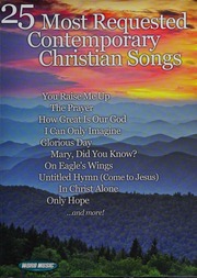 25 Most Requested Contemporary Christian Songs Pianoguitarvocal Huffman