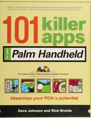101 Killer Apps For Your Palm Handheld Johnson Dave 1964 Broida