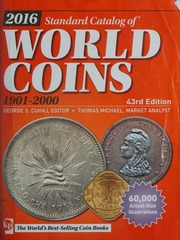 2018 Standard Catalog Of World Coins 19012000 Michael Thomas