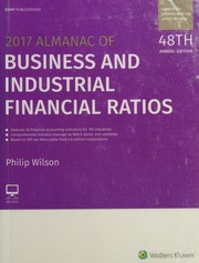 2017 Almanac Of Business And Industrial Financial Ratios 48th Annual Edition Wilson
