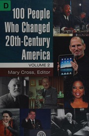 100 People Who Changed 20thcentury America Cross Mary 1934