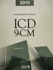 2015 Icd9cm Volumes 1 2 Professional Edition For Physicians American Medical Association