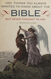 1001 Things You Always Wanted To Know About The Bible But Never Thought To Ask Barnes And Noble Edition Lang