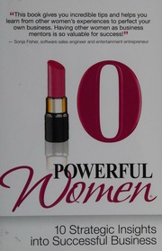 10 Powerful Women 10 Strategic Insights Into Successful Business Smithson
