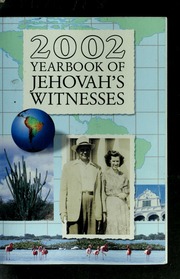 2002 Yearbook Of Jehovahs Witnesses Watch Tower Bible And Track Society Of New York