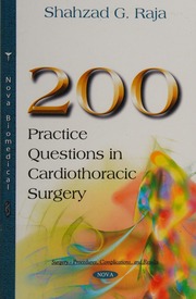 200 Practice Questions In Cardiothoracic Surgery Raja Shahzad G