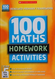 100 Maths Homework Activities Year 5 Mcdaniel Yvette Cooper