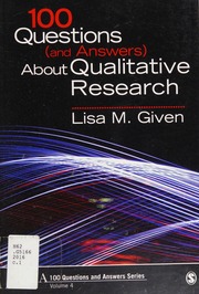 100 Questions And Answers About Qualitative Research Given