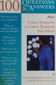 100 Questions Answers About Cancer Symptoms And Cancer Treatment Side Effects Kelvin