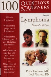 100 Questions Answers About Lymphoma 2nd Ed Holman Peter Mdgarrett