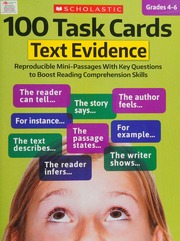 100 Task Cards Text Evidence Reproducible Minipassages With Key Questions To Boost Reading Comprehension Skills Grades 46 Scholastic Inc