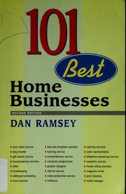 101 Best Home Businesses 2nd Ed Ramsey Dan 1945