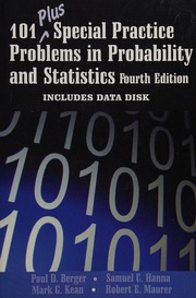 101 Special Practice Problems In Probability And Statistics 4th Ed Paul D Berger Et Al Berger