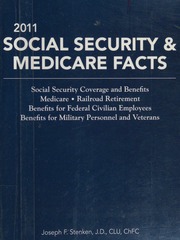 2011 Social Security Medicare Facts Stenken Joseph F Author
