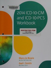 2014 Icd10cm And Icd10pcs Workbook Bowie Mary Jo Author Smith