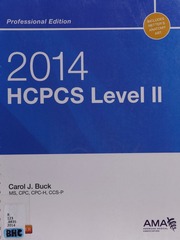 2014 Hcpcs Level Ii Professional Edition Buck Carol J Buxton