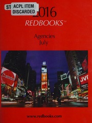 2016 Redbooks Agencies July Red Books Llc