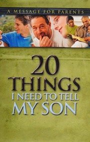 20 Things I Need To Tell My Son A Message For Parents Freemansmith