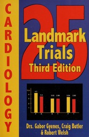 25 Landmark Trials In Cardiology None 3rd Ed Gyenes Gabor
