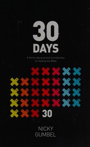 30 Days A Thirtyday Practical Introduction To Reading The Bible Gumbel