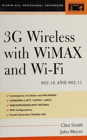 3g Wireless With Wimax And Wifi 80216 And 80211 Smith Clint